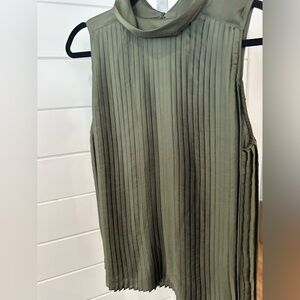 Banana Republic Flowing Olive Green Top